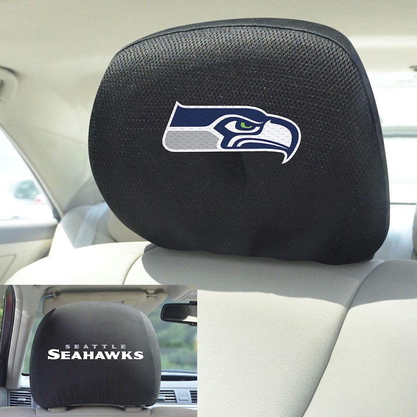 Seattle Seahawks Head Rest Covers