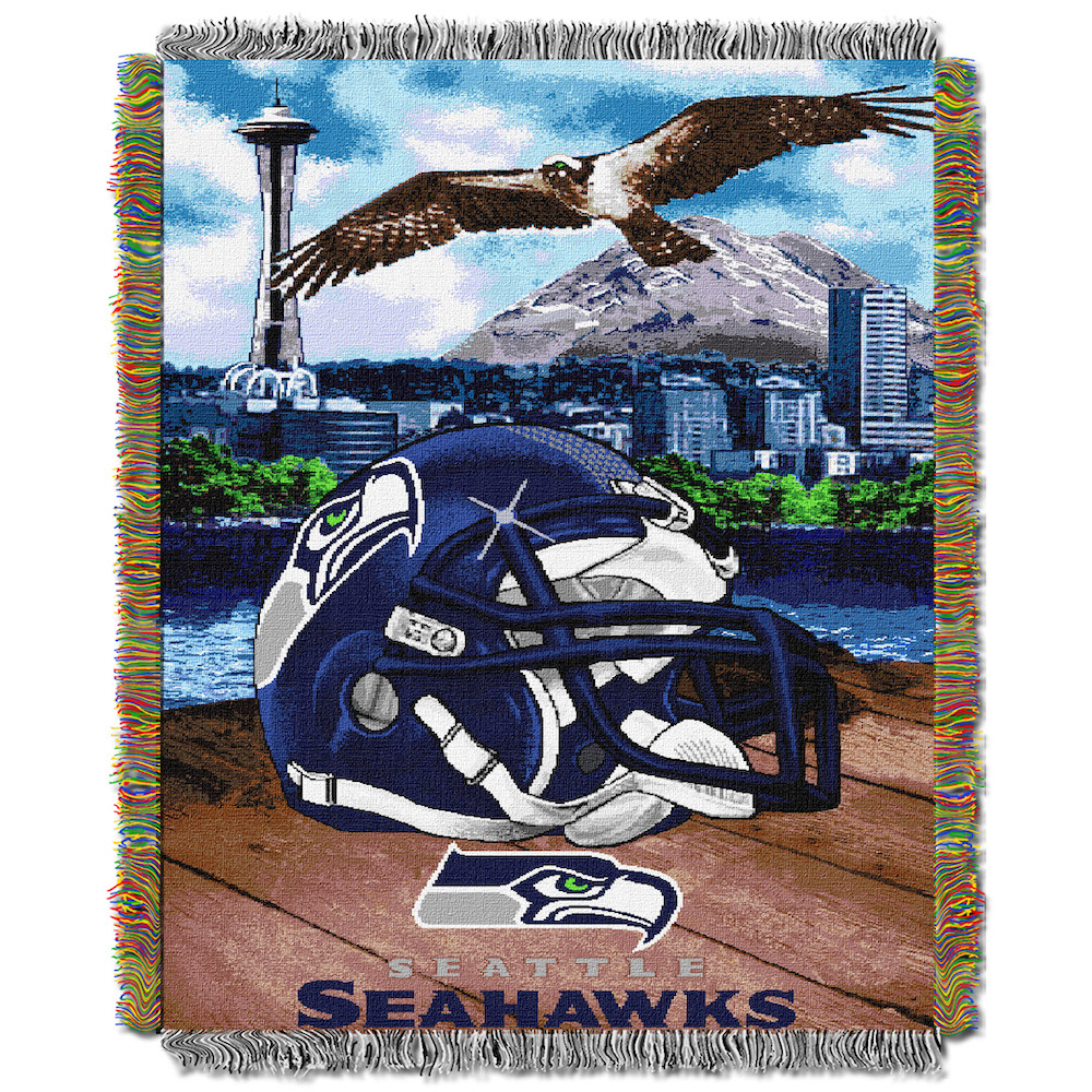 Seattle Seahawks Home Field Advantage Series Tapestry Blanket 48 x 60