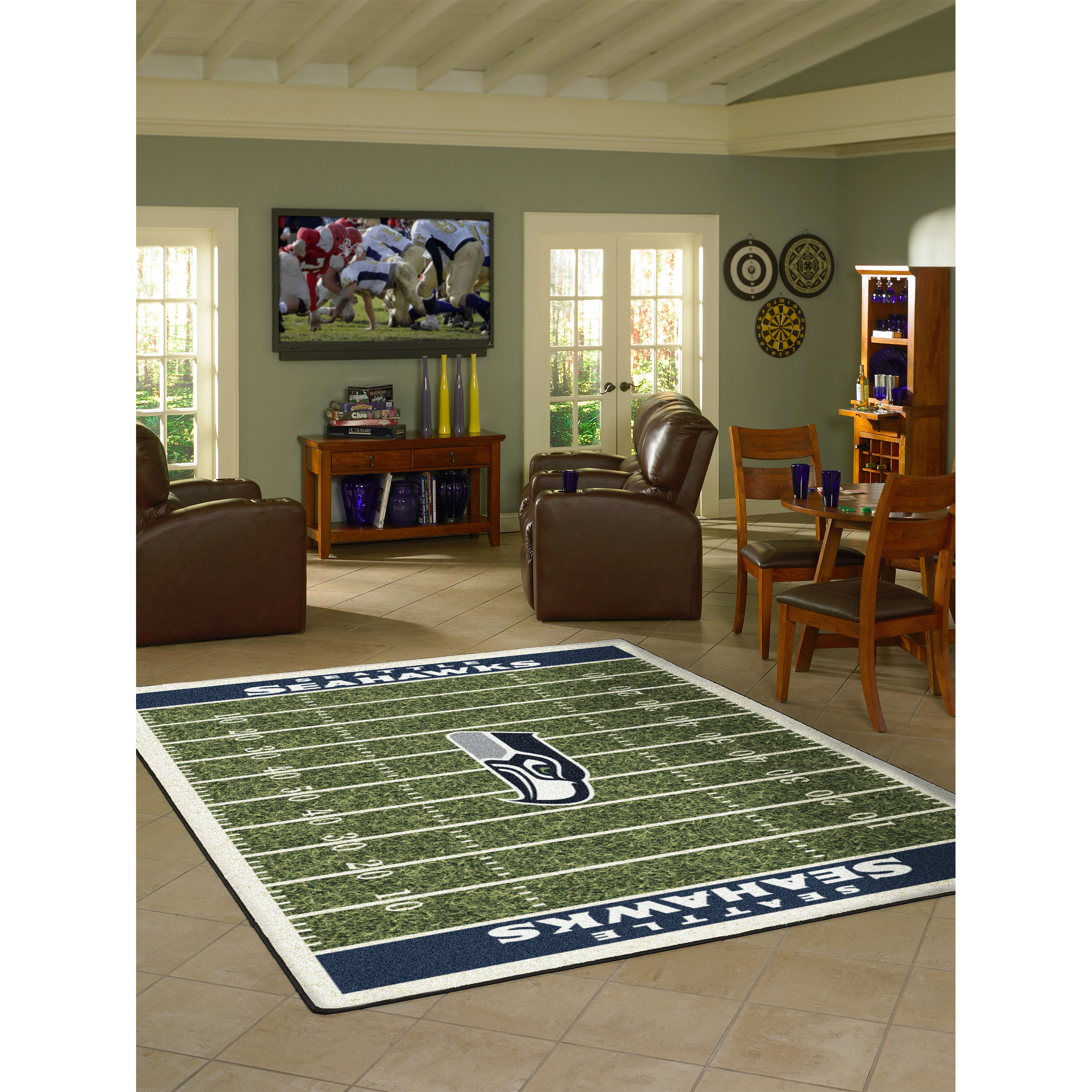 Seattle Seahawks 4 X 6 HOMEFIELD Rug