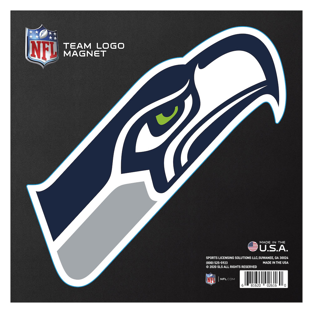 Seattle Seahawks Large Team Logo Magnet - Indoor Outdoor