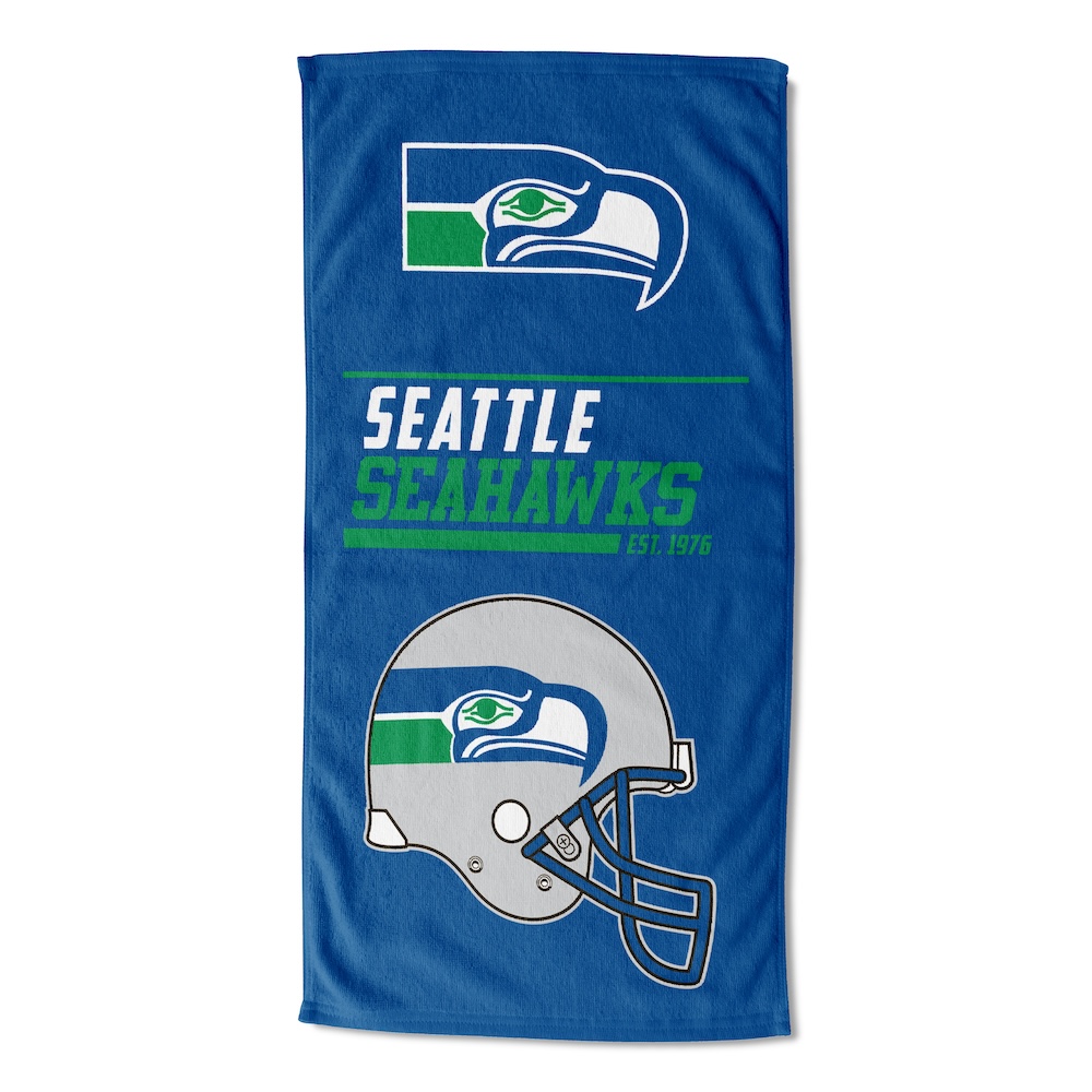 Seattle Seahawks Legacy Logo 30x60 Beach Towel