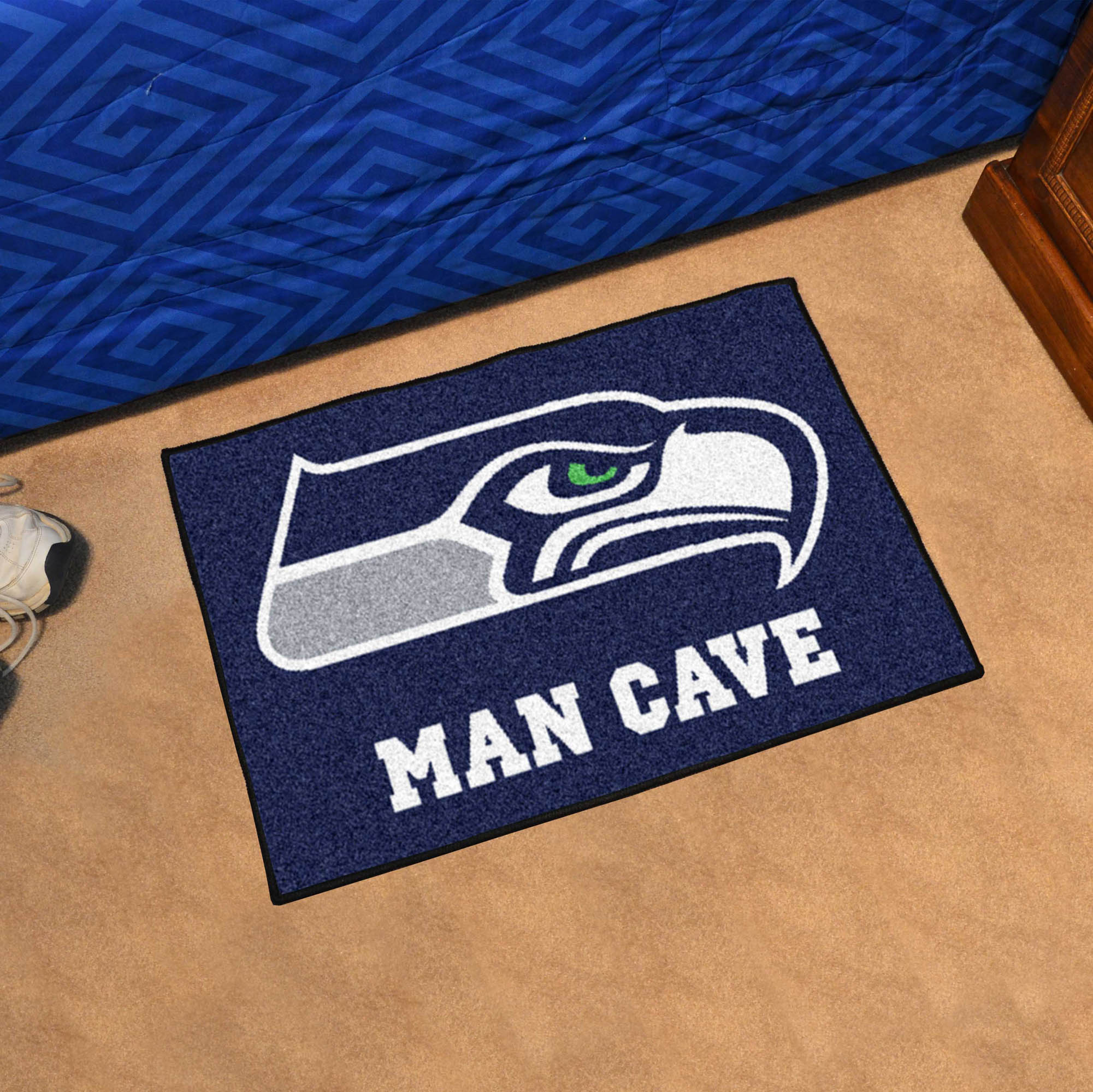 Seattle Seahawks MAN CAVE 20 x 30 STARTER Floor Mat