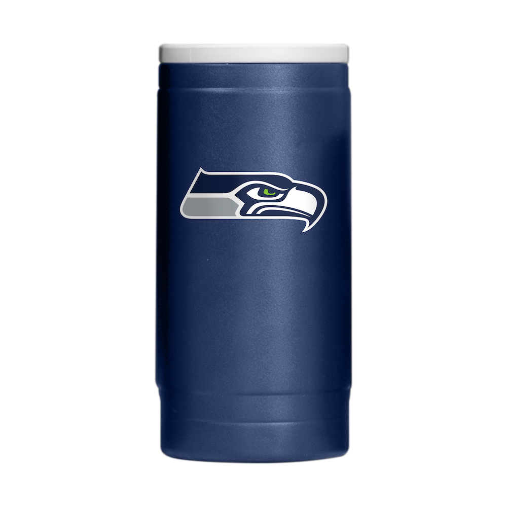 Seattle Seahawks Powder Coated 12 oz. Slim Can Coolie