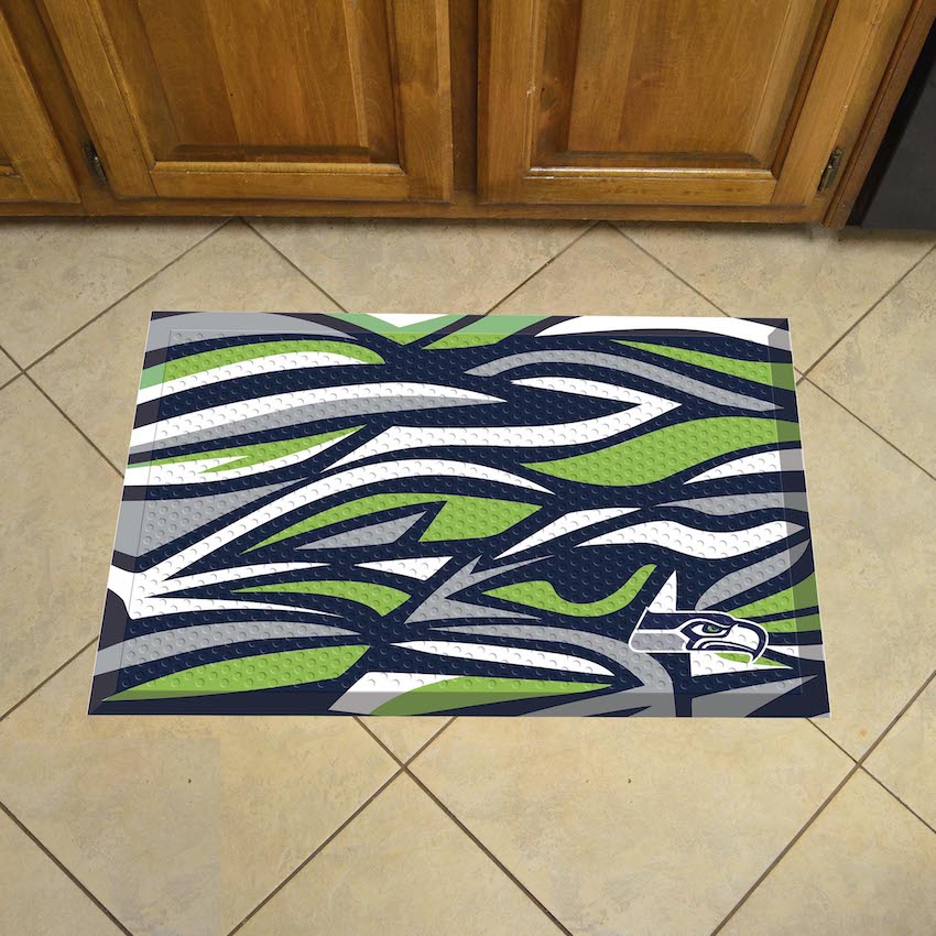 Fanmats Seattle Seahawks Team Color Rally Seatbelt Pad (2-Pieces)