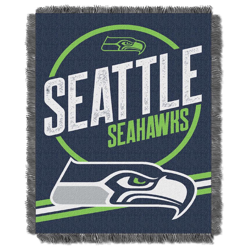 Seattle Seahawks Double Play Tapestry Blanket 48 x 60