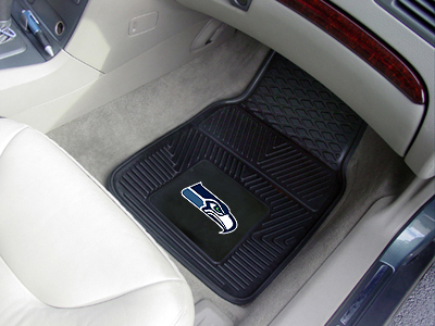 Seattle Seahawks Car Floor Mats 18 x 27 Heavy Duty Vinyl Pair