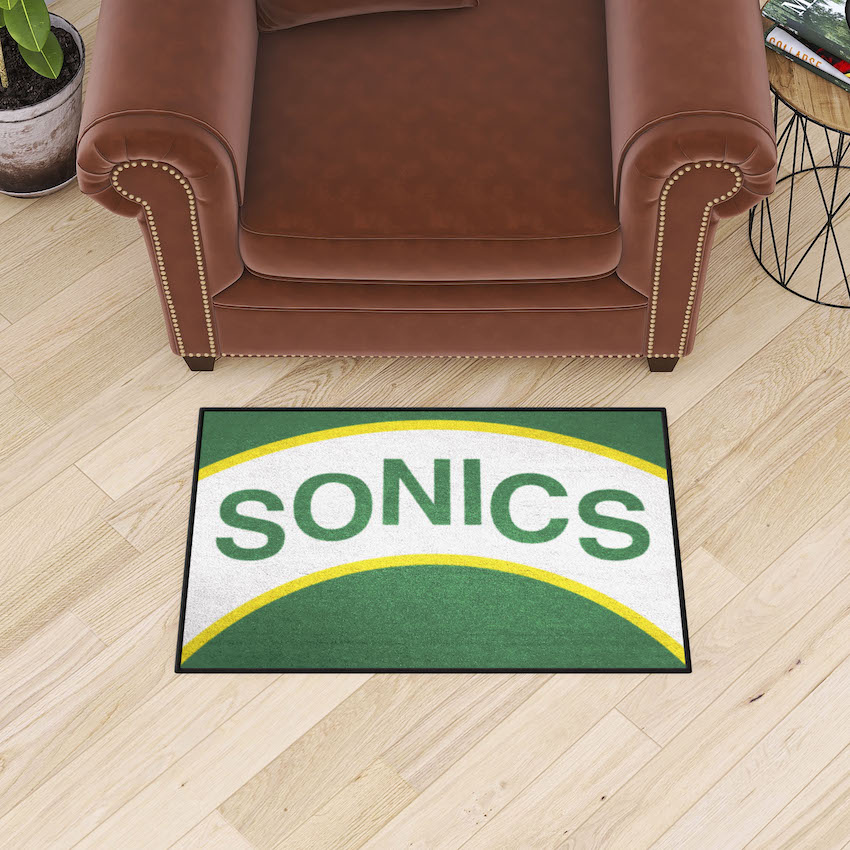 Seattle Supersonics Vintage 20 x 30 STARTER Floor Mat - Throwback NAME