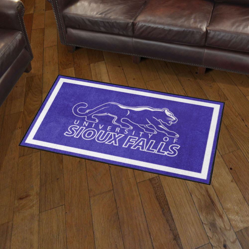 Sioux Falls Cougars 3x5 Area Rug