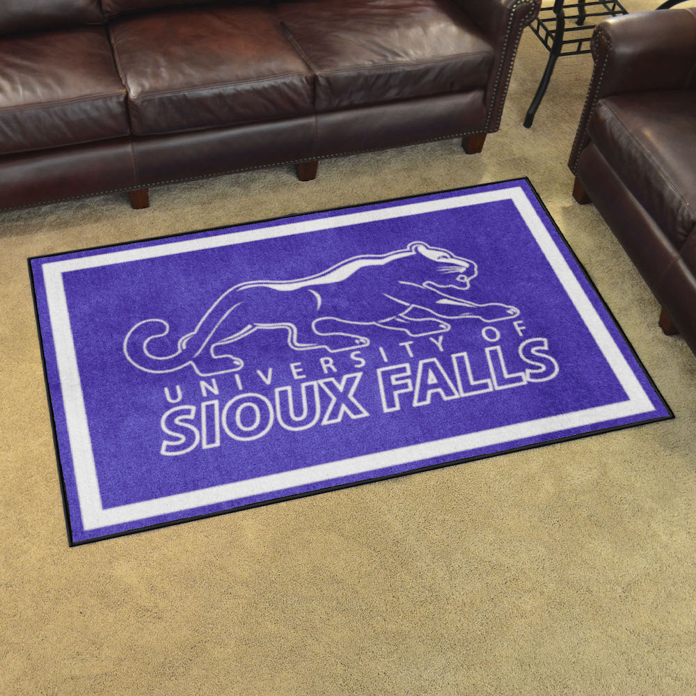 Sioux Falls Cougars 4x6 Area Rug