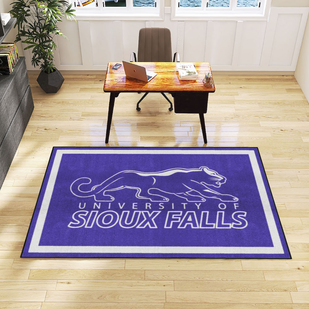 Sioux Falls Cougars 5x8 Area Rug