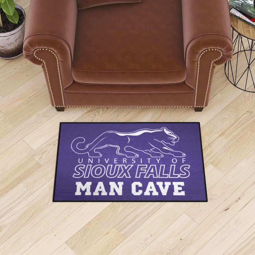 Sioux Falls Cougars MAN CAVE 20 x 30 STARTER Floor Mat