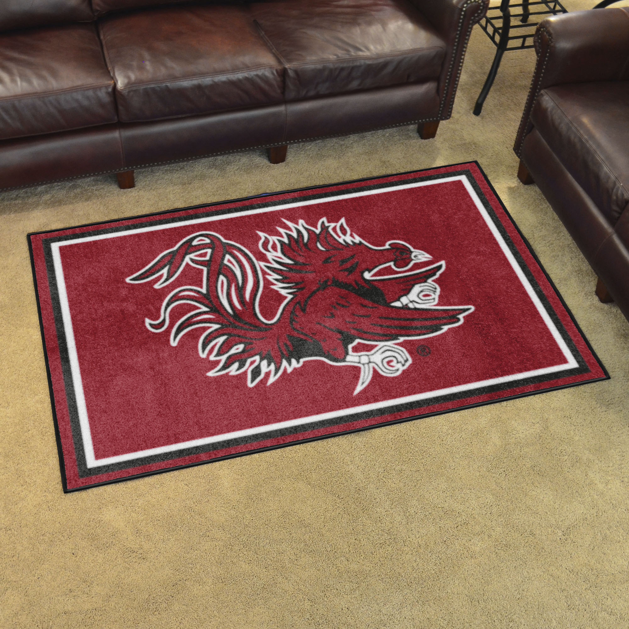 South Carolina Gamecocks 4x6 Area Rug - Alt Logo