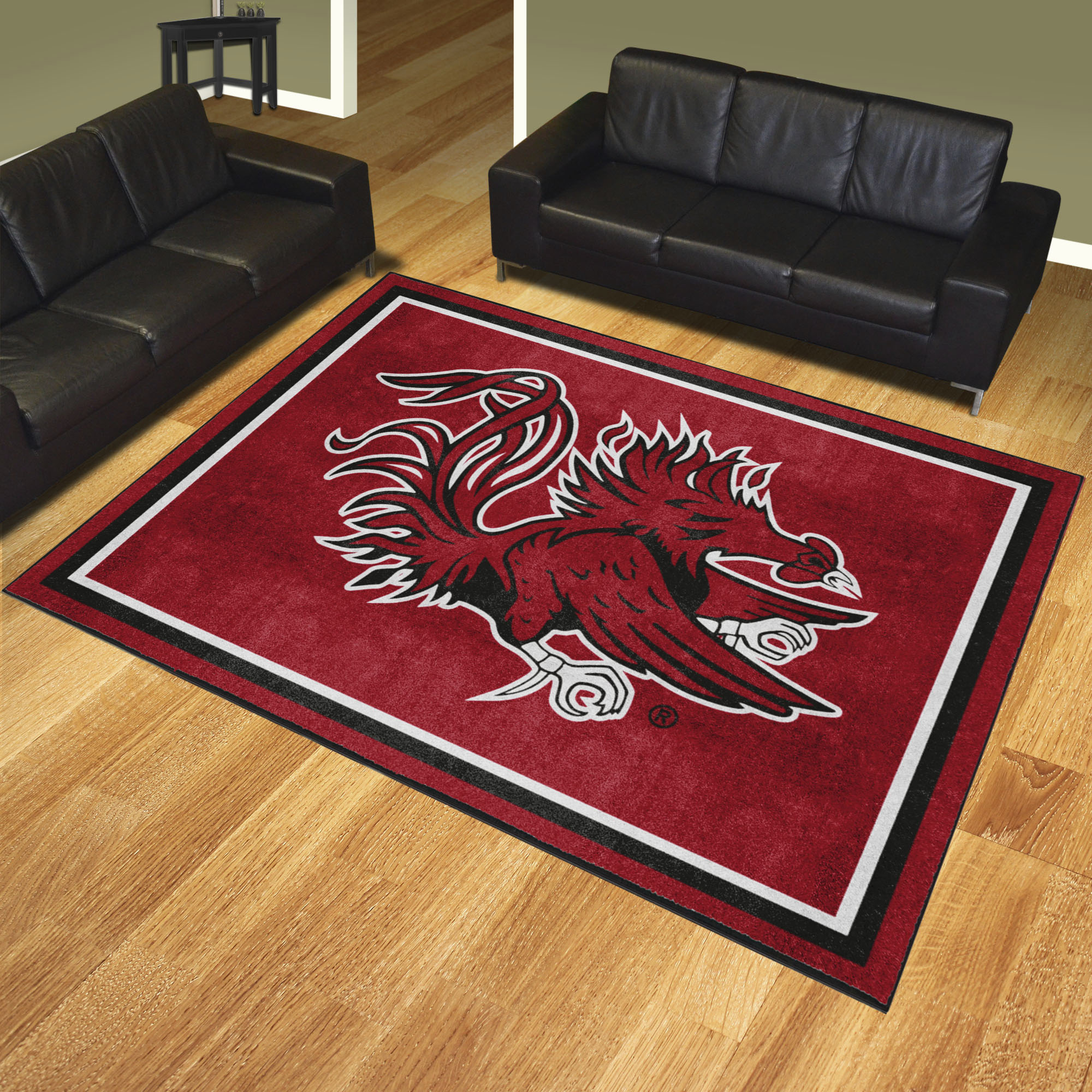 South Carolina Gamecocks 8x10 Area Rug - Alt Logo