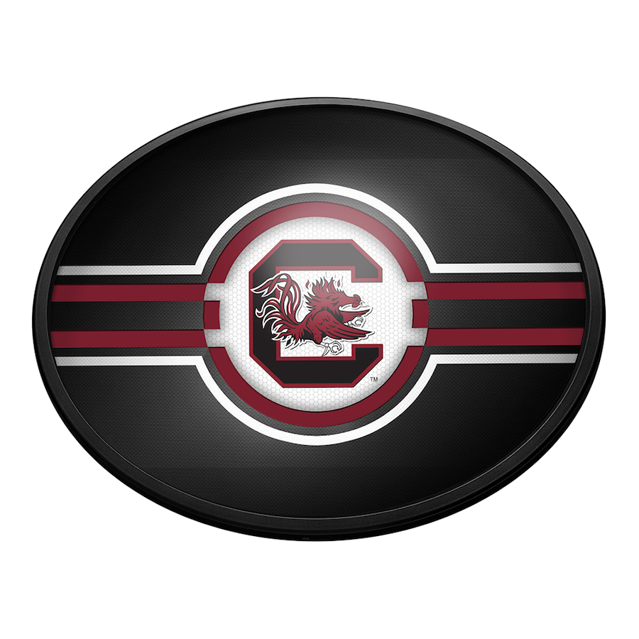 South Carolina Gamecocks Slimline LED Wall Sign ~ OVAL