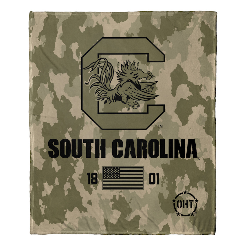 South Carolina Gamecocks OHT Special OPS Silk Touch Throw Blanket