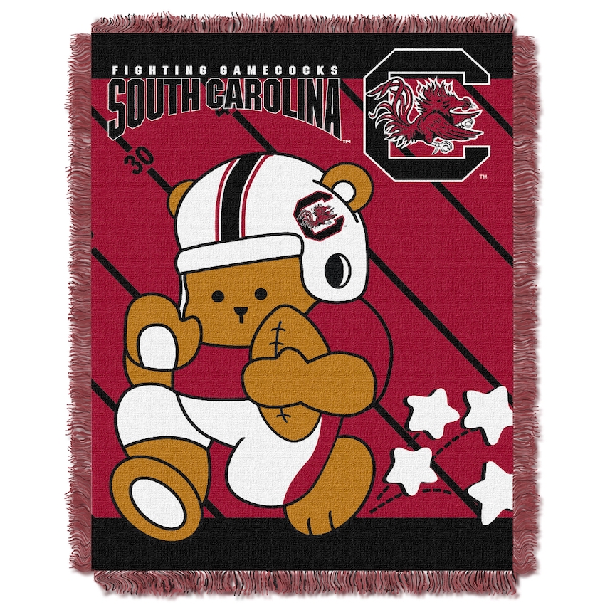 South Carolina Gamecocks Woven Baby Blanket 36 x 48