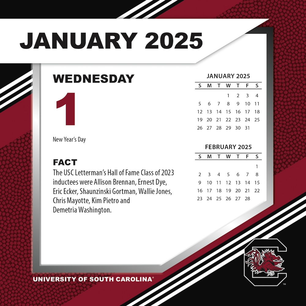 South Carolina Gamecocks 2025 NCAA Page-A-Day Box Calendar