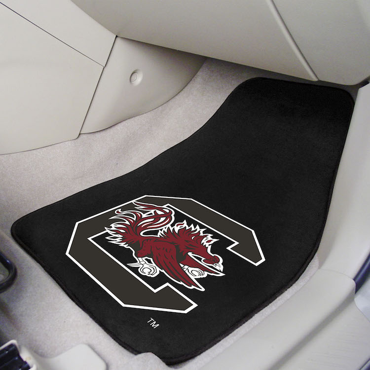 South Carolina Gamecocks Car Floor Mats 18 x 27 Carpeted-Pair