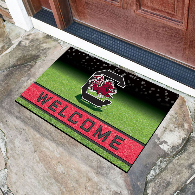 South Carolina Gamecocks Recycled Crumb Rubber Door Mat