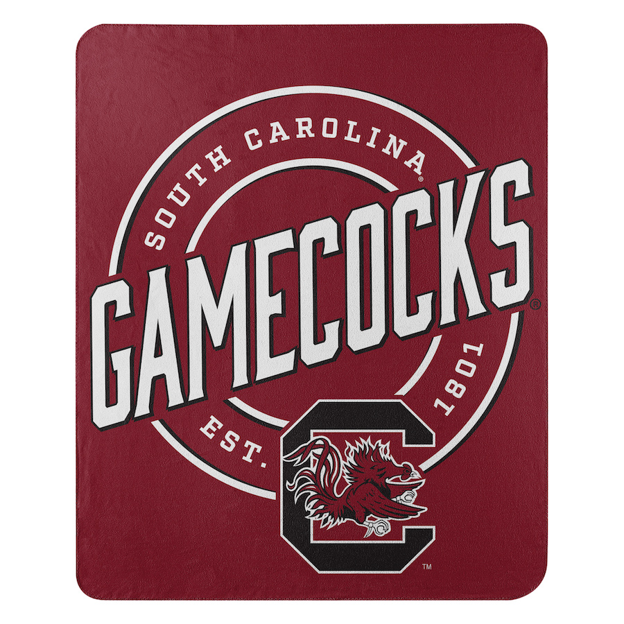 South Carolina Gamecocks Fleece Throw Blanket 50 x 60