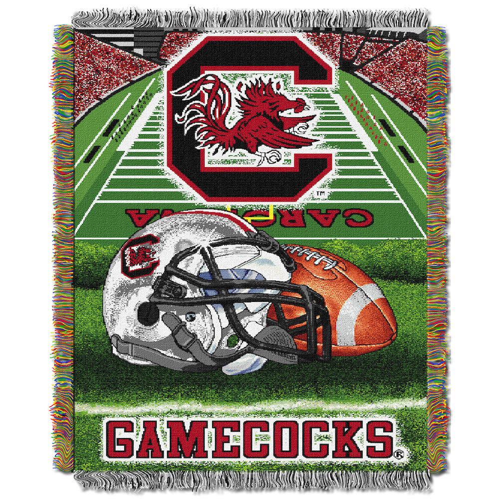 South Carolina Gamecocks Home Field Advantage Series Tapestry Blanket 48 x 60