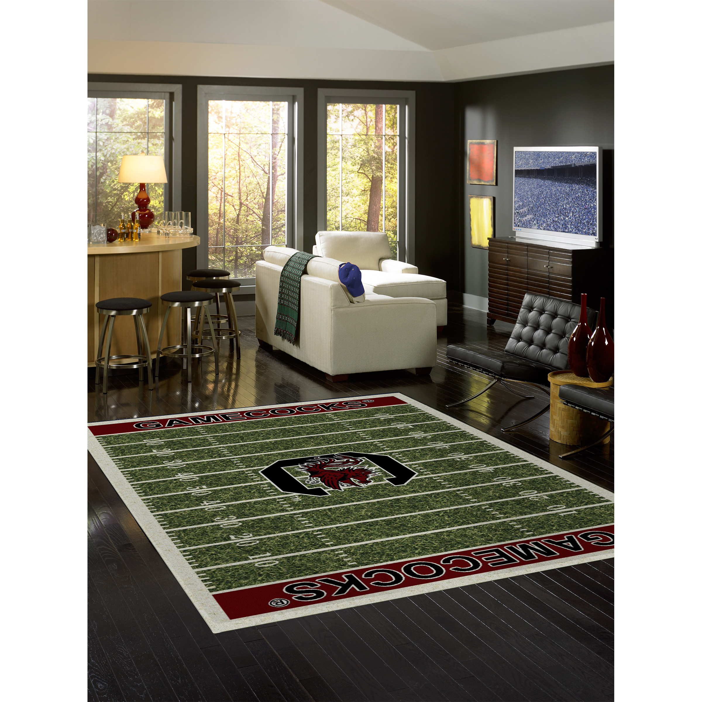 South Carolina Gamecocks 6 X 8 HOMEFIELD Rug