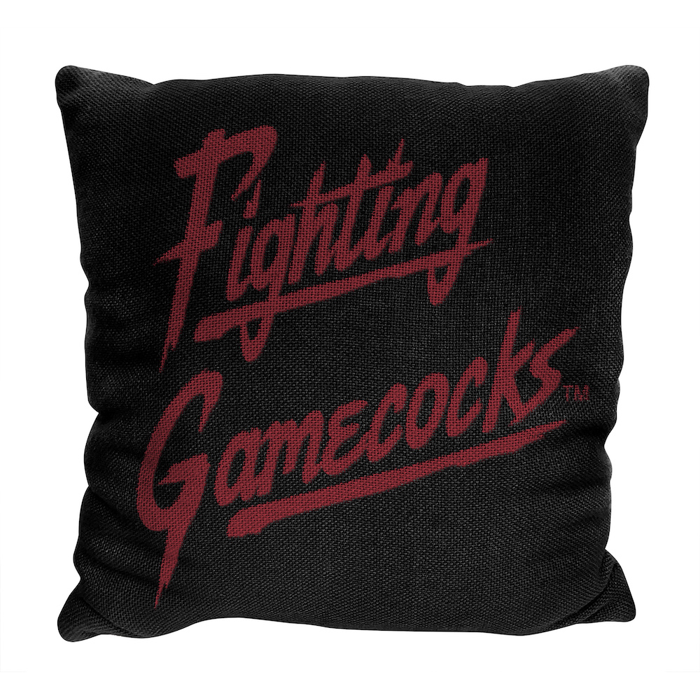 South Carolina Gamecocks Double Sided INVERT Woven Pillow