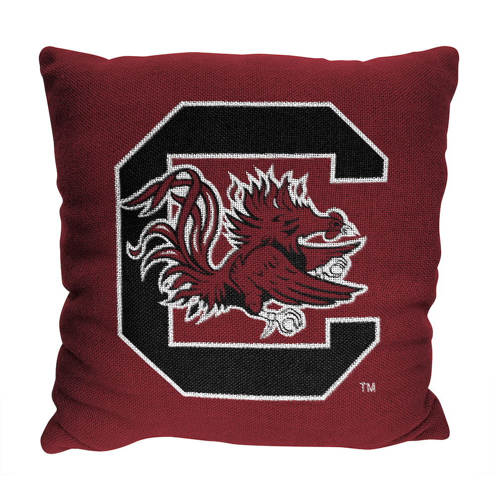 South Carolina Gamecocks Double Sided INVERT Woven Pillow