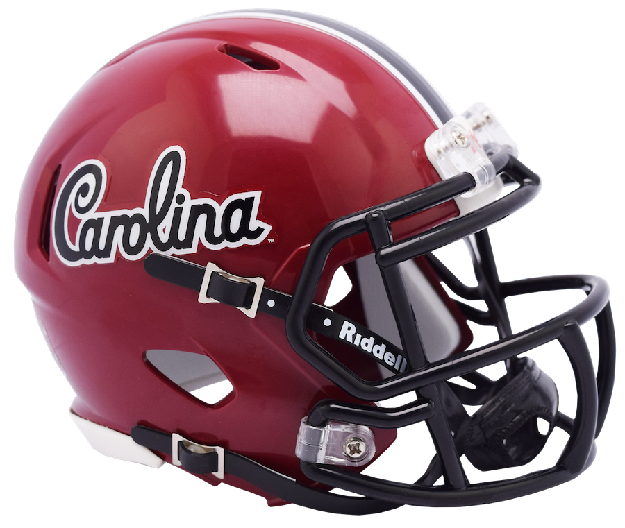 South Carolina Gamecocks NCAA Mini SPEED Helmet by Riddell - SCRIPT