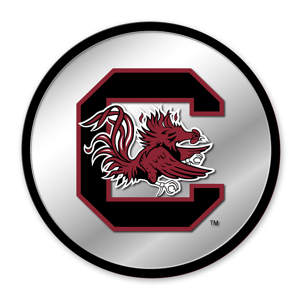 South Carolina Gamecocks Modern Disc Mirrored Wall Sign