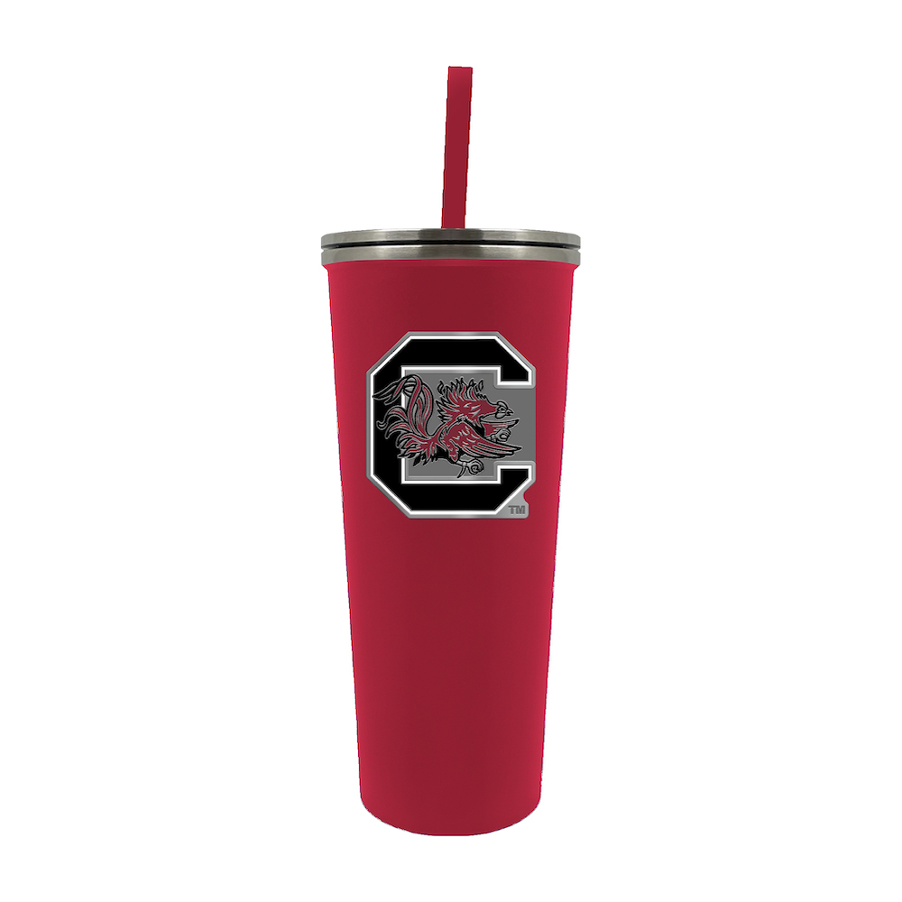 South Carolina Gamecocks 24 oz Team Color Skinny Tumbler