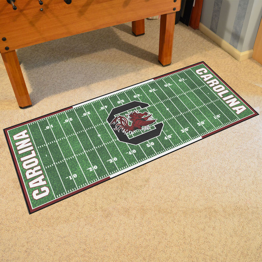 South Carolina Gamecocks 30 x 72 Football Field Carpet Runner