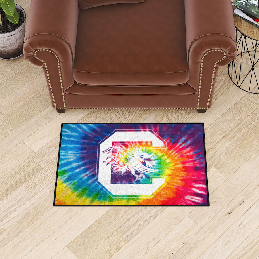 South Carolina Gamecocks TIE-DIE 20 x 30 Starter Floor Mat