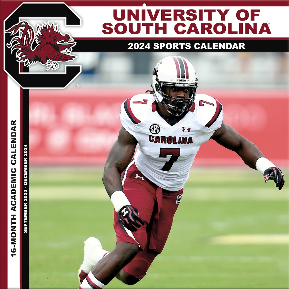 South Carolina Gamecocks 2025 NCAA Team Wall Calendar