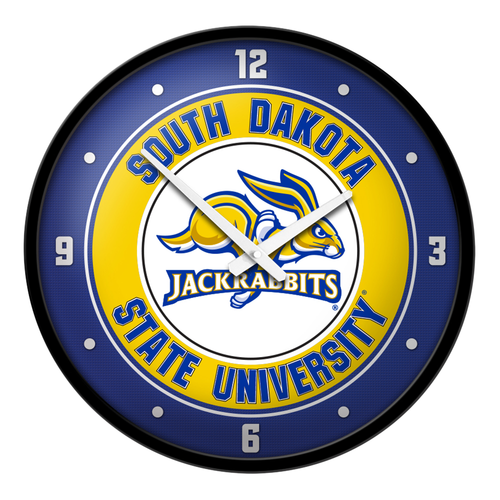 South Dakota State JackRabbits Modern Disc Wall Clock