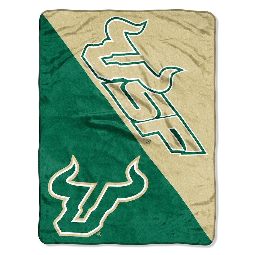 South Florida Bulls Micro Raschel 50 x 60 Team Blanket