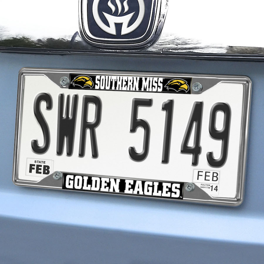 Southern Mississippi Golden Eagles License Plate Frame