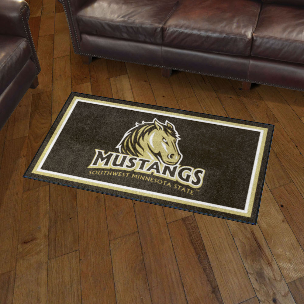 Southwest Minnesota State Mustangs 3x5 Area Rug