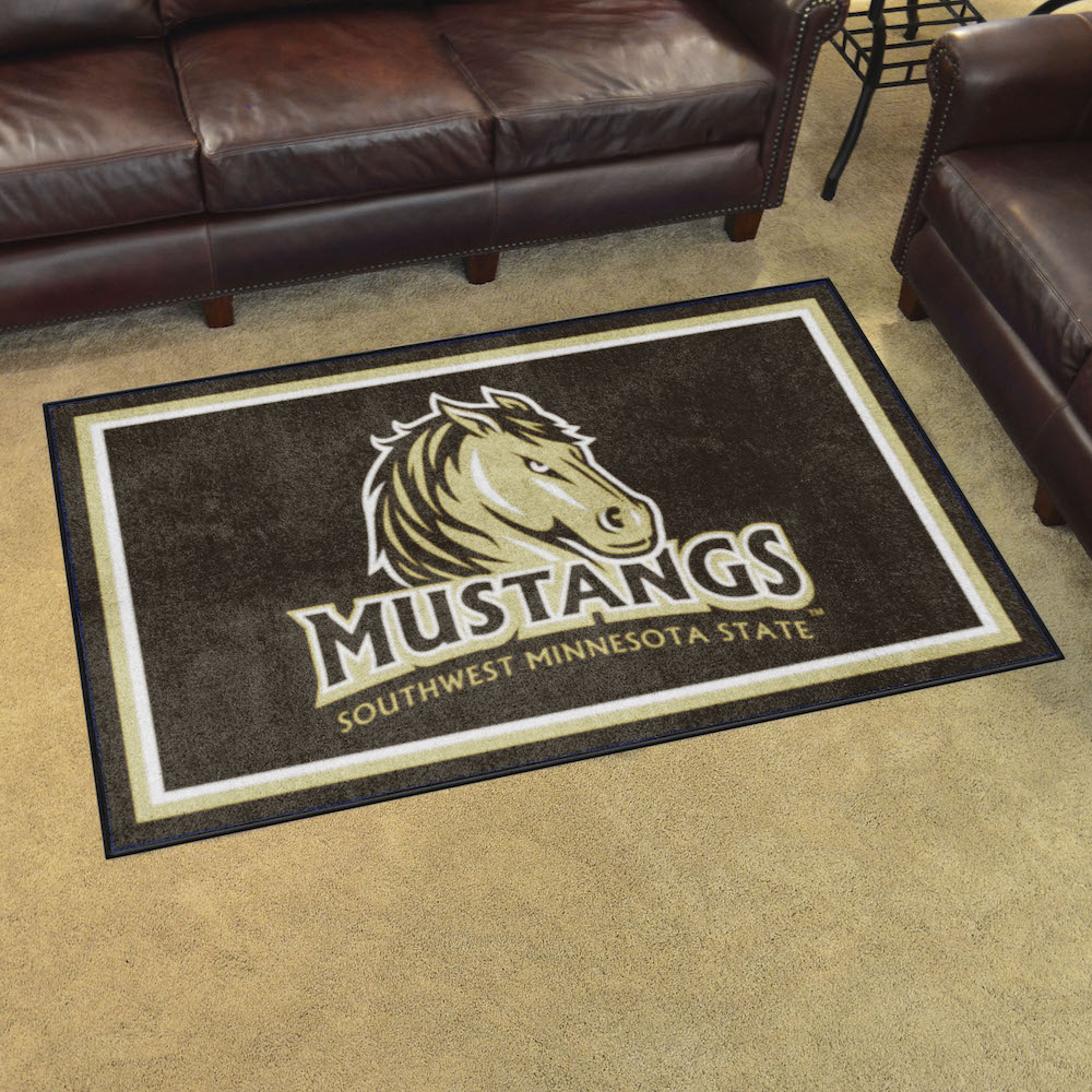 Southwest Minnesota State Mustangs 4x6 Area Rug