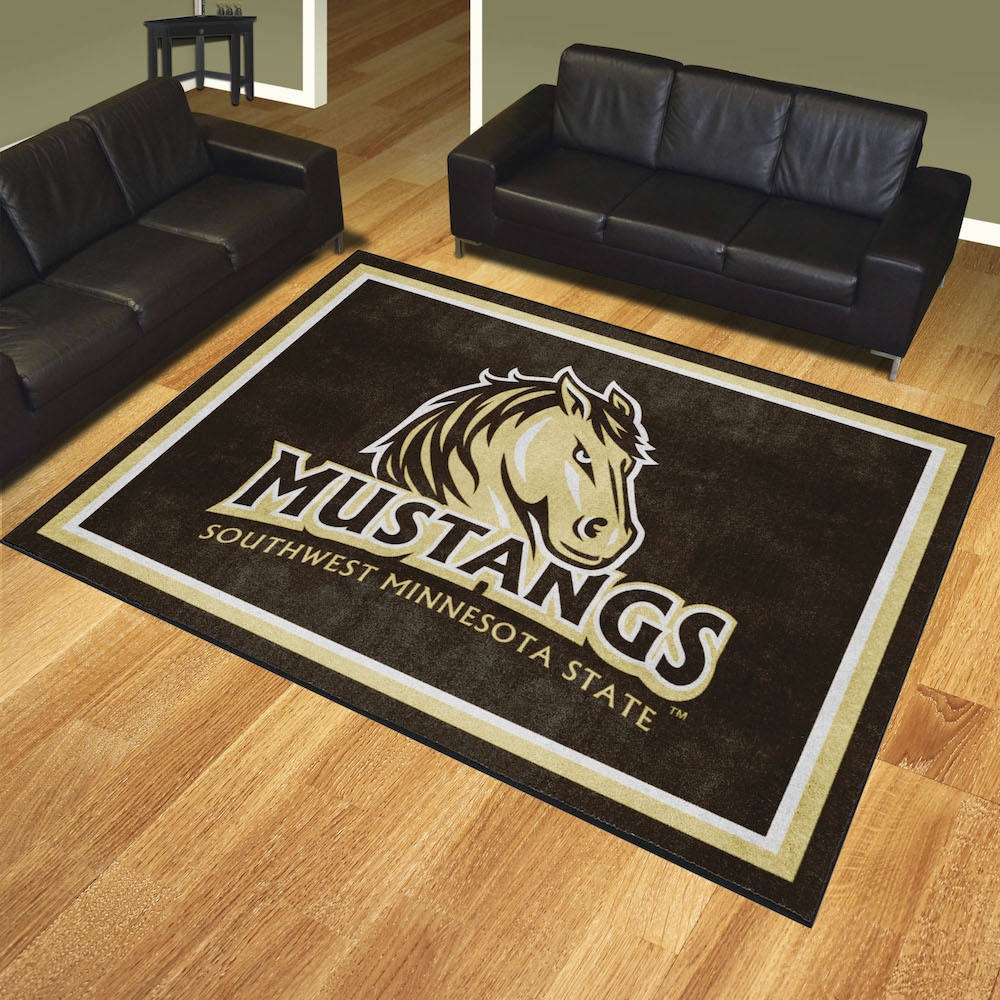 Southwest Minnesota State Mustangs Ultra Plush 8x10 Area Rug