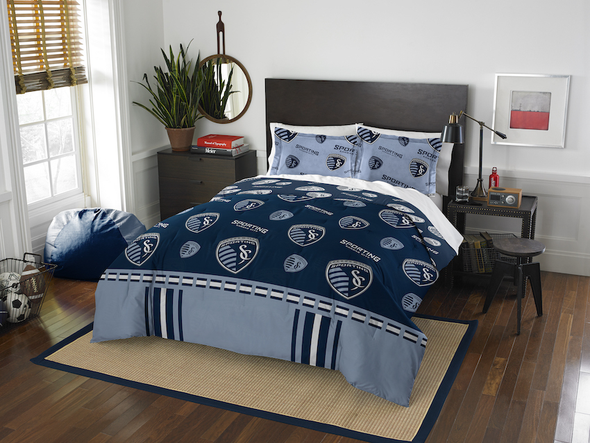 Sporting Kansas City QUEEN/FULL size Comforter and 2 Shams