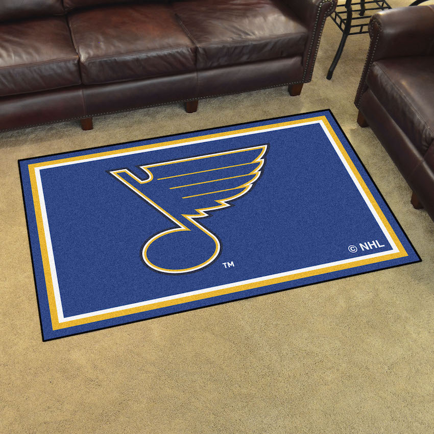 St. Louis Blues 4x6 Area Rug