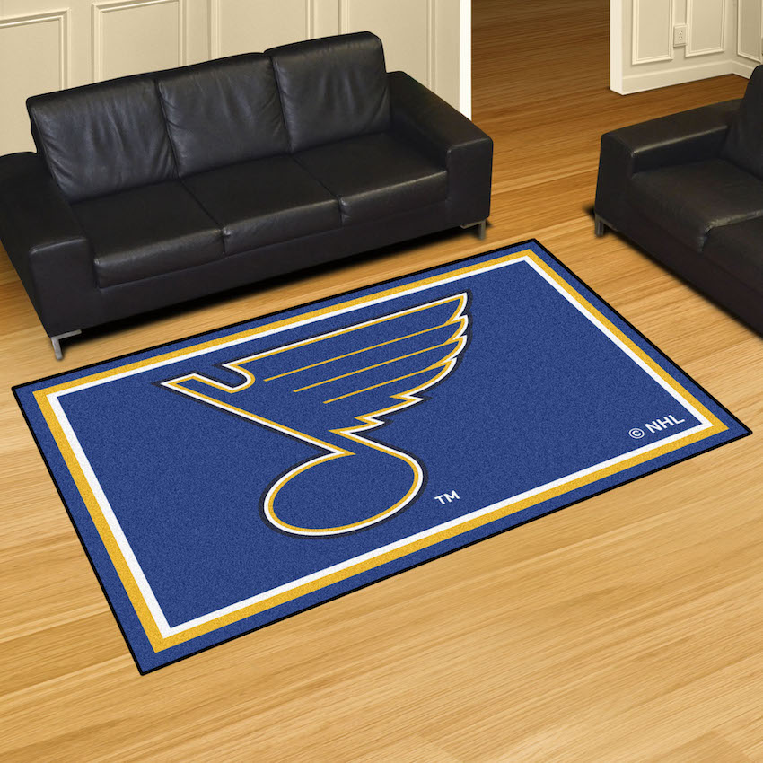 St. Louis Blues 5x8 Area Rug