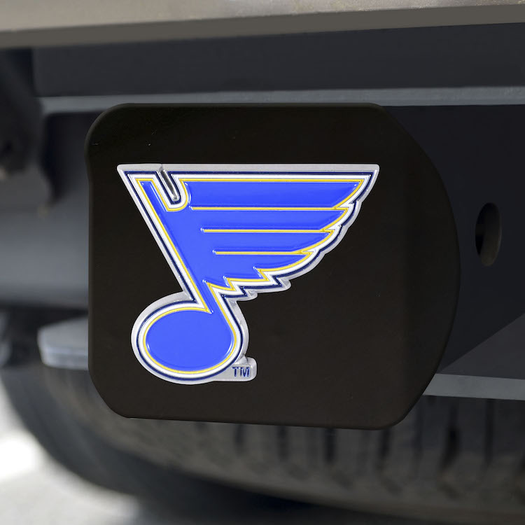 St. Louis Blues Black and Color Trailer Hitch Cover