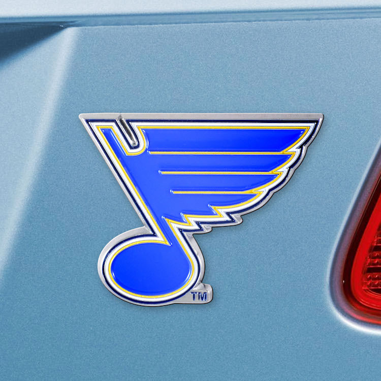 St. Louis Blues Color Metal Auto Emblem