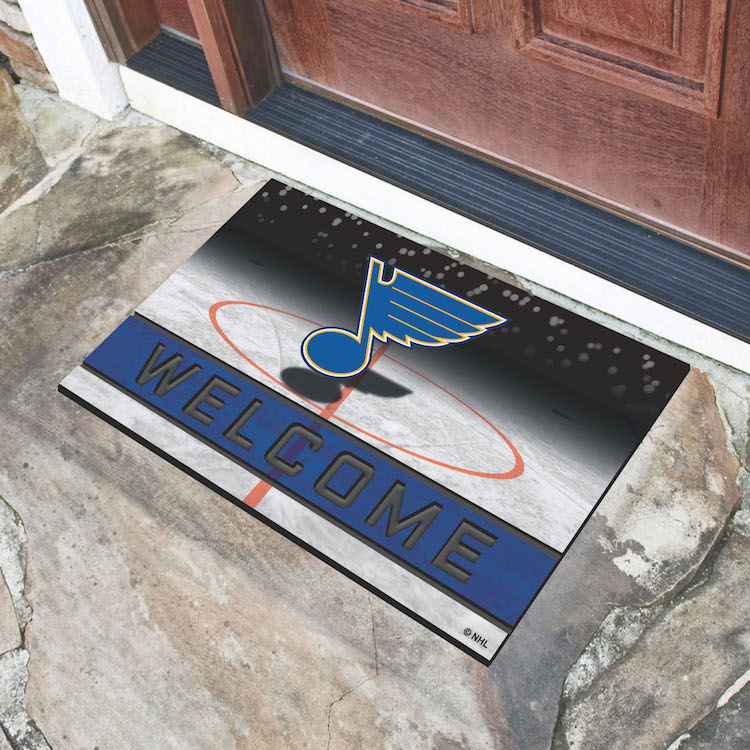 St. Louis Blues Recycled Crumb Rubber Door Mat