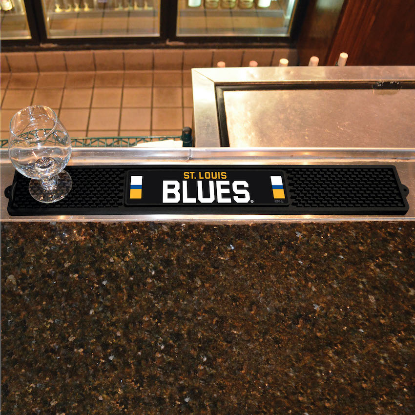 St. Louis Blues Bar Drink Mat