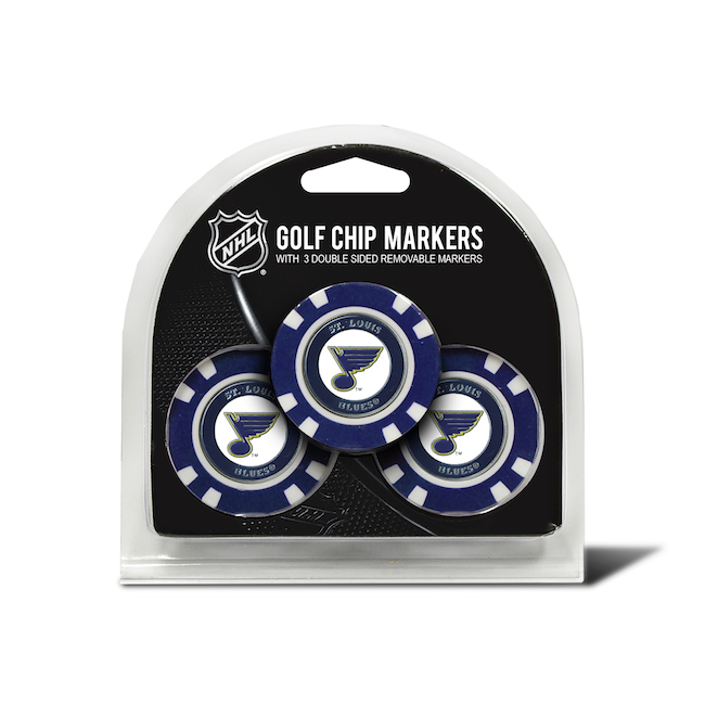 St. Louis Blues 3 Pack Golf Chips