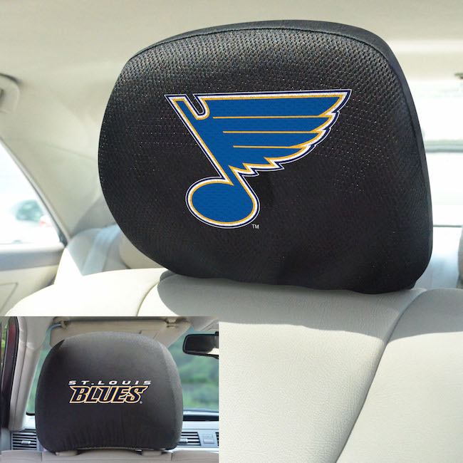 St. Louis Blues Head Rest Covers