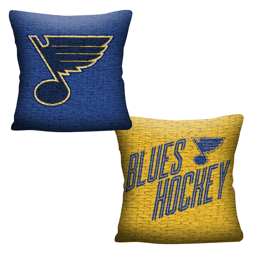 St. Louis Blues Double Sided INVERT Woven Pillow